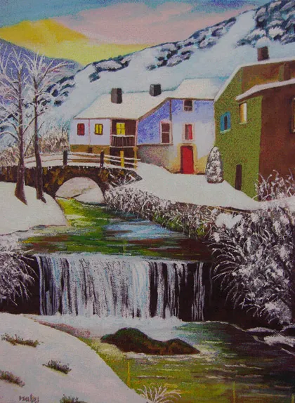 Exposición de arte, óleos y dibujos de Andre Berri