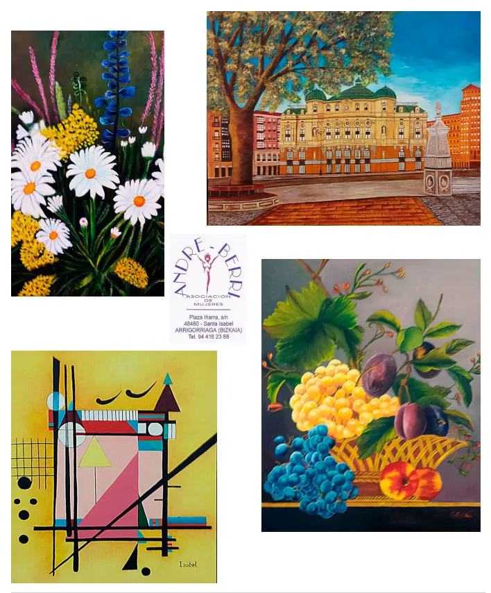 Exposición de arte, óleos y dibujos de Andre Berri