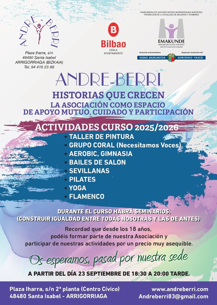 Actividades curso 2025/2026