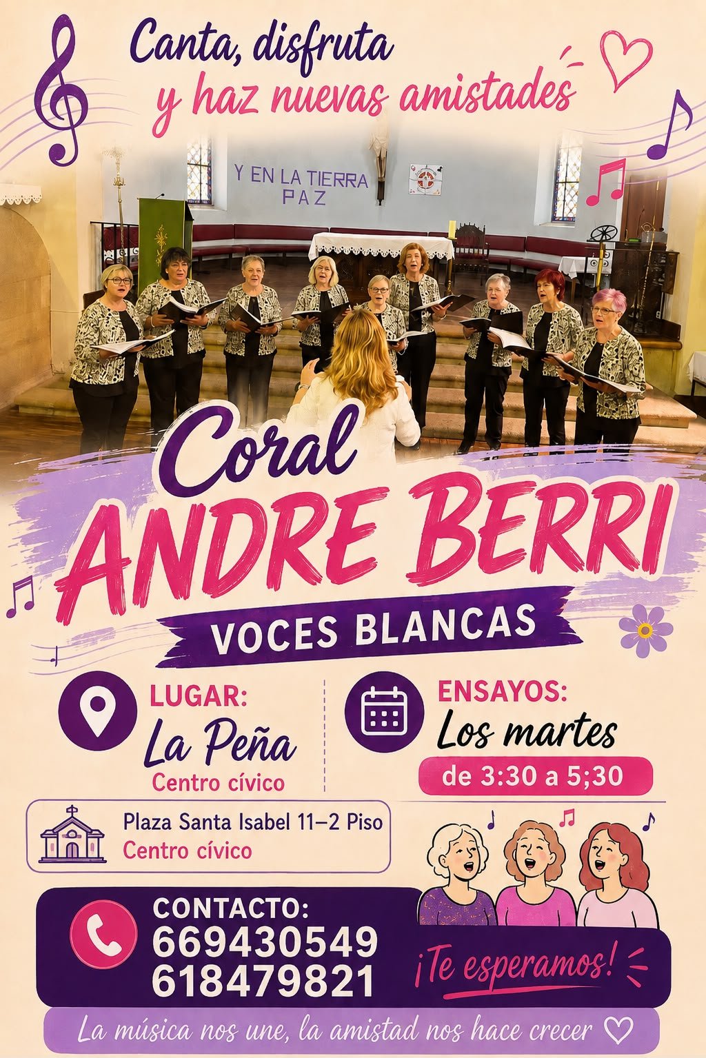 Voces blancas coro andre berri